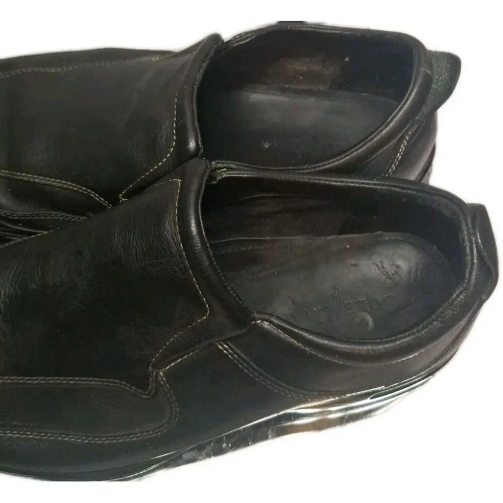 Cole Haan Oxfords Men's Leather Shoes Size 10.5M Black Dress Shoes Pair